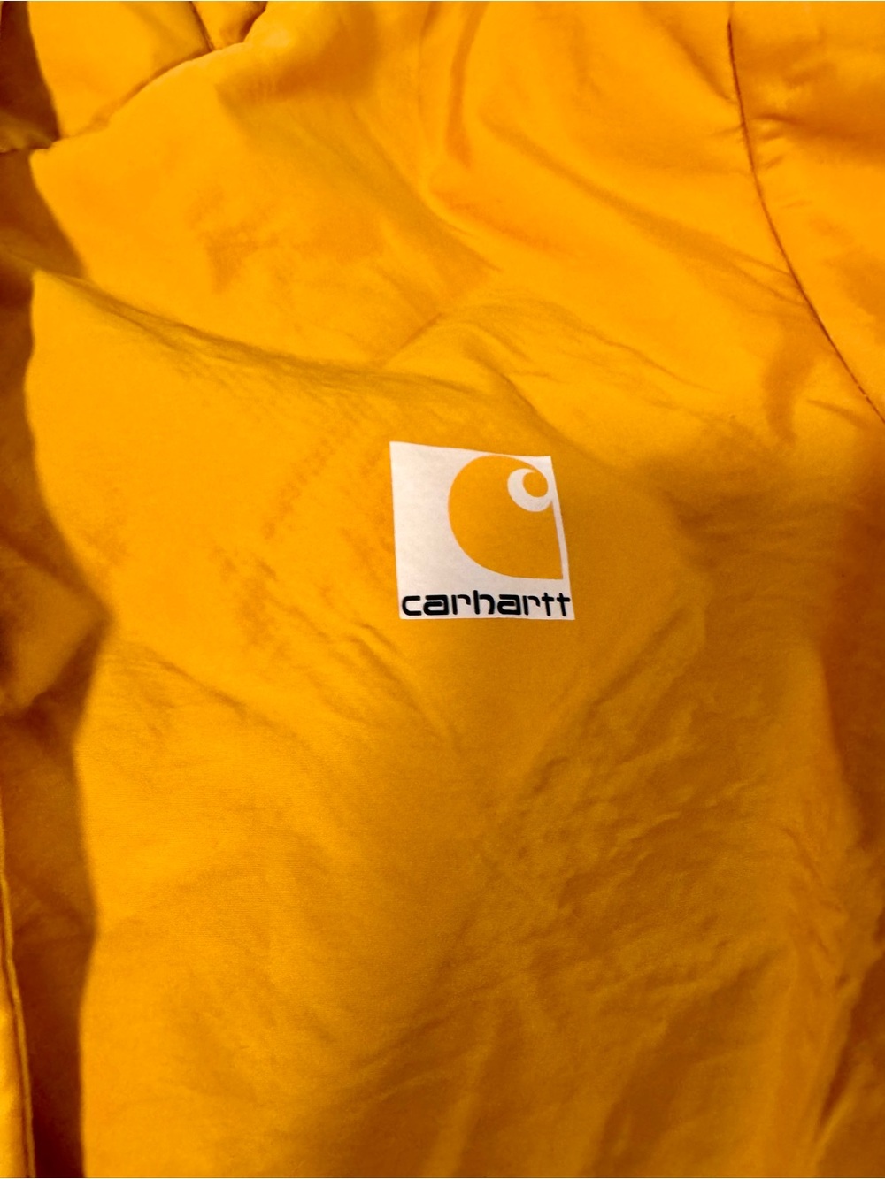 Carhartt Women's Hooded Parka Jacket - Mustard - Picture 2 of 5